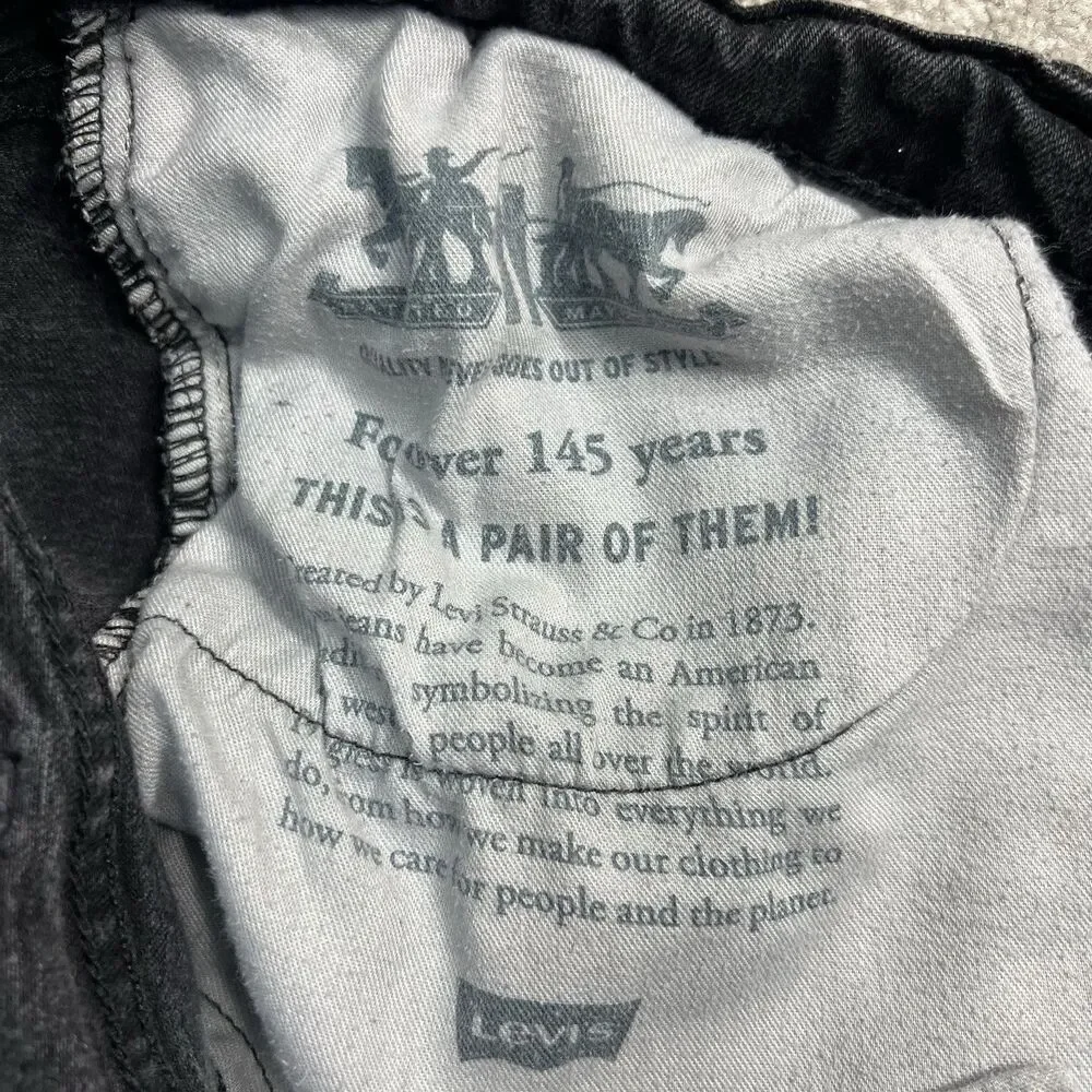 Levi’s‎ 505 Jeans Black Denim Men’s 40x32